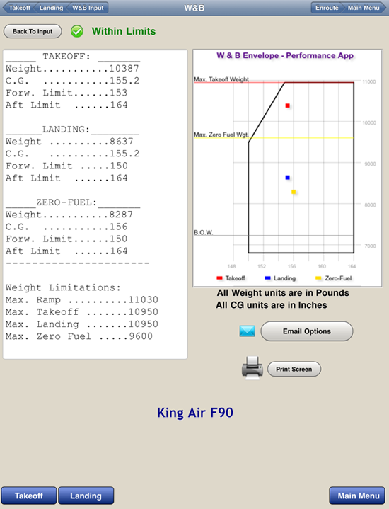 King Air F90 App For iPad